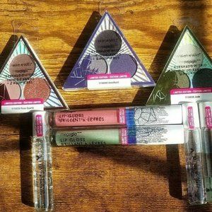 New Wet n Wild Crystal Cavern Eyeshadow Rose Quartz Amethyst Jade Lip gloss